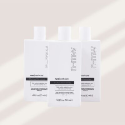 Nura Teethcare | Prebiotic Mouthwash Concentrate Refills 50ml - x3
